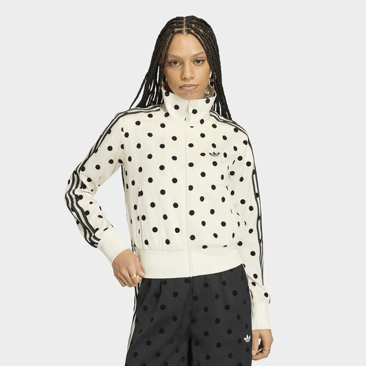 Satin Polka Dots Track Top Image 1 - LUZACTIVE - AUSTRALIA