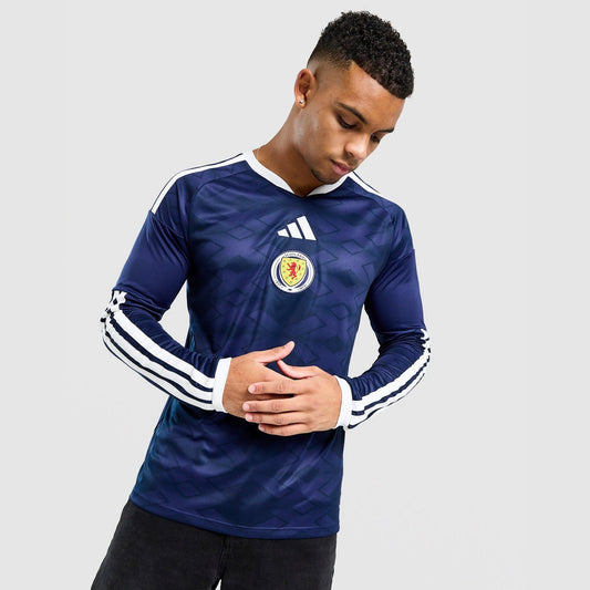 Scotland 2026 Long Sleeve Home Shirt Image 1 - LUZACTIVE - AUSTRALIA