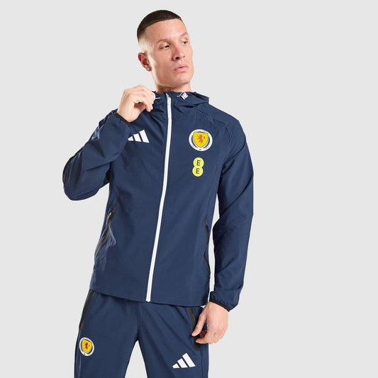 Scotland Tiro Travel Full Zip Windbreaker Jacket Image 1 - LUZACTIVE - AUSTRALIA