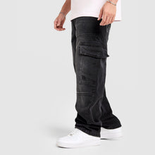 Script Cargo Denim Jeans Image 1 - LUZACTIVE - AUSTRALIA
