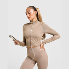 Seamless Full Zip Top Image 1 - LUZACTIVE - AUSTRALIA