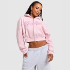 Solace Boxy Full-Zip Hoodie Image 3 - LUZACTIVE - AUSTRALIA