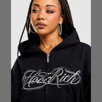 Solace Boxy Full-Zip Hoodie Image 4 - LUZACTIVE - AUSTRALIA