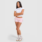 Solace Fitted Roched Jersey T-Shirt Image 2 - LUZACTIVE - AUSTRALIA