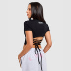 Solace Fitted Tie-Back T-Shirt Image 4 - LUZACTIVE - AUSTRALIA