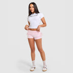 Solace Roched Jersey Shorts Image 2 - LUZACTIVE - AUSTRALIA