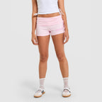 Solace Roched Jersey Shorts Image 3 - LUZACTIVE - AUSTRALIA