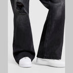 Spark Applique Wide Leg Jeans Image 6 - LUZACTIVE - AUSTRALIA