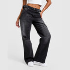 Spark Applique Wide Leg Jeans Image 7 - LUZACTIVE - AUSTRALIA