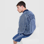SST Gothic Denim Track Top Image 3 - LUZACTIVE - AUSTRALIA