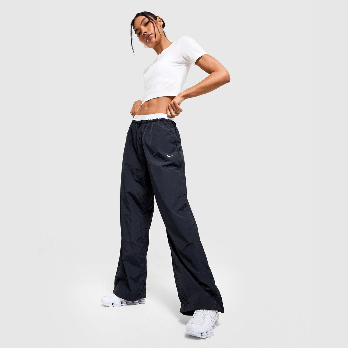 Street Woven Parachute Pants Image 1 - LUZACTIVE - AUSTRALIA