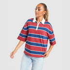 Stripe Polo Shirt Image 3 - LUZACTIVE - AUSTRALIA