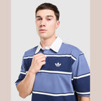 Striped Rugby Polo Shirt Image 2 - LUZACTIVE - AUSTRALIA
