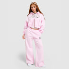 Studio 90 Oversized Crop Full Zip Hoodie Image 2 - LUZACTIVE - AUSTRALIA