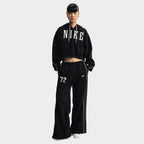 Studio Fleece Oversized Crop Full-Zip Hoodie Image 2 - LUZACTIVE - AUSTRALIA