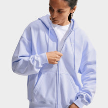 Studio Fleece Oversized Full-Zip Hoodie Image 1 - LUZACTIVE - AUSTRALIA