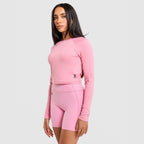 Studio Long Sleeve Crop Top Image 1 - LUZACTIVE - AUSTRALIA