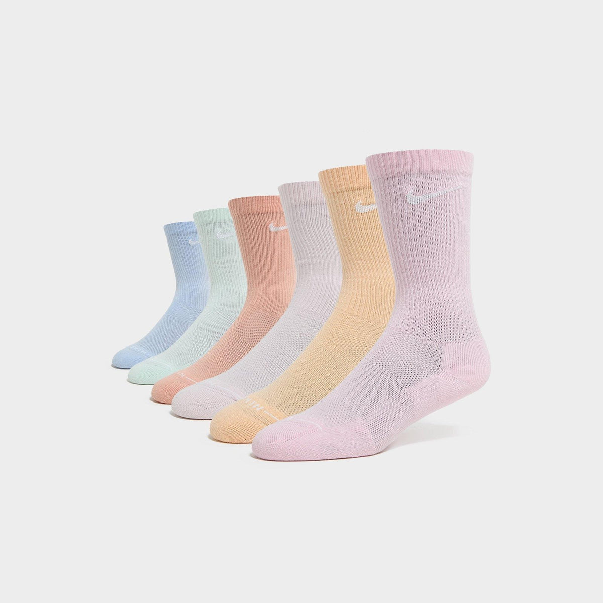 Swoosh Crew Socks (6 Pairs) Image 1 - LUZACTIVE - AUSTRALIA