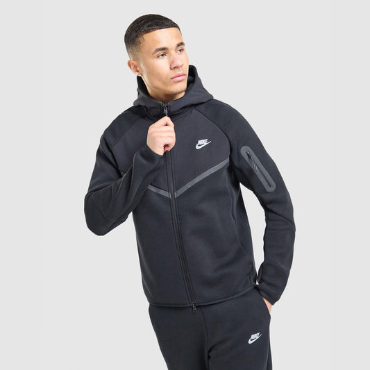 Tech Mix Full Zip Hoodie Image 1 - LUZACTIVE - AUSTRALIA