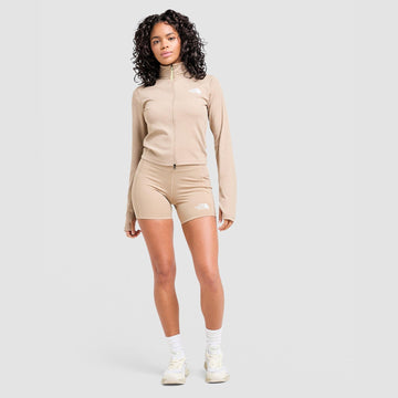 Tech Ribbed Full Zip Track Top Image 2 - LUZACTIVE - AUSTRALIA