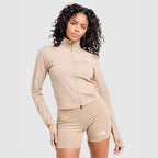 Tech Ribbed Full Zip Track Top Image 3 - LUZACTIVE - AUSTRALIA