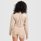 Tech Ribbed Full Zip Track Top Image 6 - LUZACTIVE - AUSTRALIA