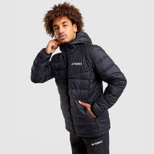 Terrex Down Padded Hooded Jacket Image 1 - LUZACTIVE - AUSTRALIA