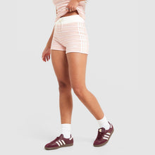 Towel Stripe Micro Shorts Image 1 - LUZACTIVE - AUSTRALIA