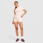 Towel Stripe Micro Shorts Image 2 - LUZACTIVE - AUSTRALIA