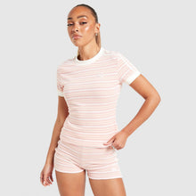Towel Stripe Slim T-Shirt Image 1 - LUZACTIVE - AUSTRALIA