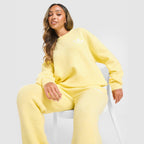 Trefoil Knit Crew Sweatshirt Image 1 - LUZACTIVE - AUSTRALIA