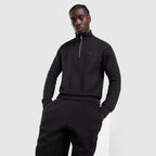Waffle 1/4 Zip Sweatshirt Image 1 - LUZACTIVE - AUSTRALIA