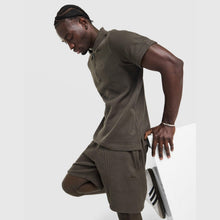 Waffle Polo Shirt Image 1 - LUZACTIVE - AUSTRALIA