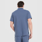 Waffle Polo Shirt Image 5 - LUZACTIVE - AUSTRALIA