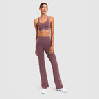 Zenvy Dri-FIT Flared Leggings Image 3 - LUZACTIVE - AUSTRALIA